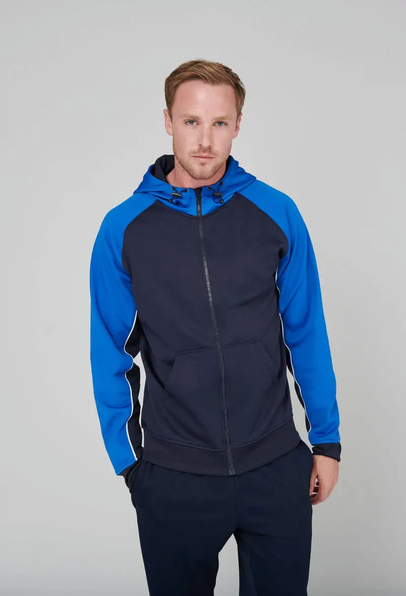 Finden & Hales Unisex Panelled Sports Hoodie