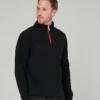 Finden & Hales Unisex ¼ Zip Long Sleeve Fleece Piped