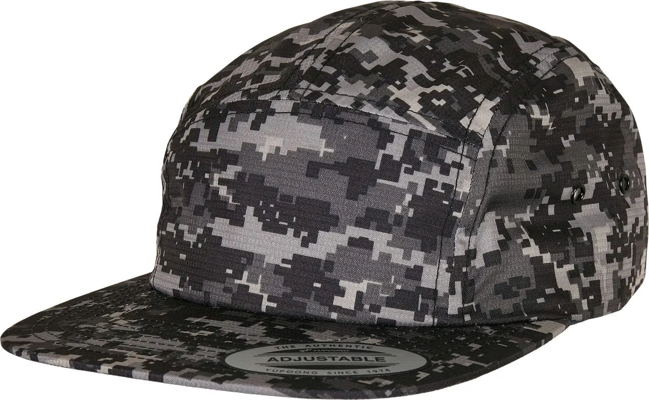 Flexfit By Yupoong Digital Camo Jockey Cap 7005Mc