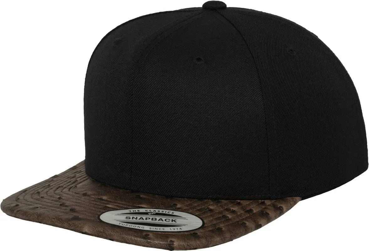 Flexfit By Yupoong Leather Snapback 6089Lh