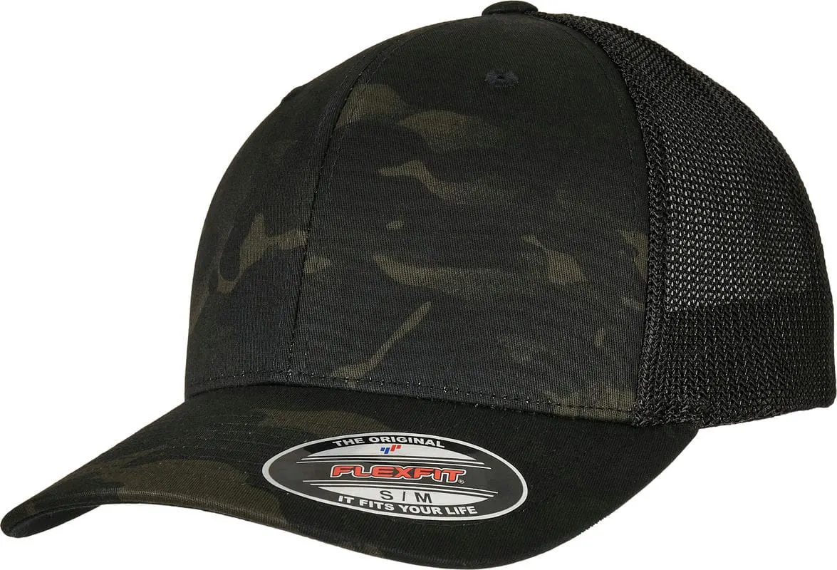Flexfit By Yupoong Multicam Trucker Mesh Cap 6511Mc