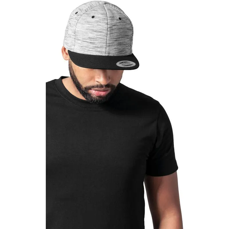 Flexfit By Yupoong Stripes Melange Crown Snapback 6089Sc
