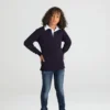 Front Row Unisex Kids Long Sleeve Plain Rugby Shirt