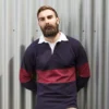 Front Row Mens Panelled Rugby Shirt