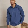Front Row Mens Pullover Drill Shirt