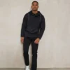 Front Row Mens Pullover Half Zip Jacket
