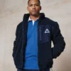 Front Row Mens Recycled Sherpa Fleece