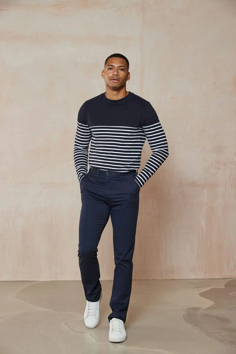 Front Row Mens Stretch Chinos