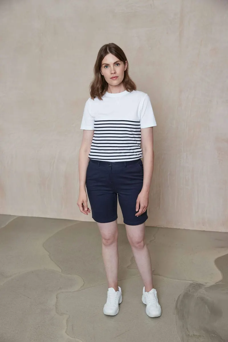 Front Row Womens Stretch Chino Shorts