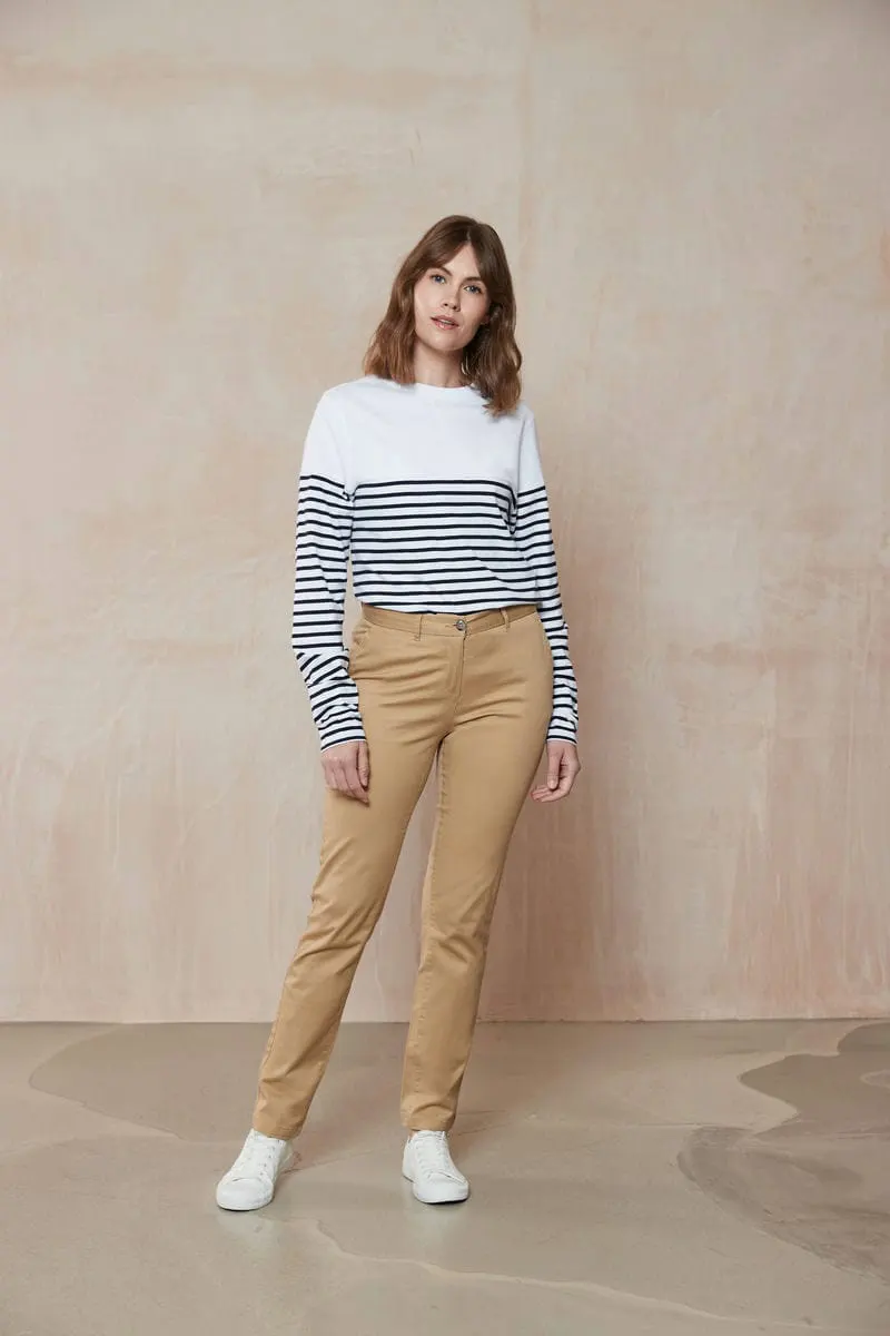 Front Row Womens Stretch Chinos