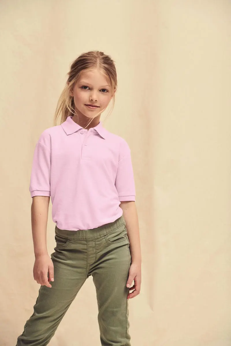 Fruit Of The Loom Unisex Kids 65/35 Pique Polo
