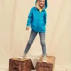 Fruit Of The Loom Unisex Kids Classic Hooded Sweatshirt Jacket