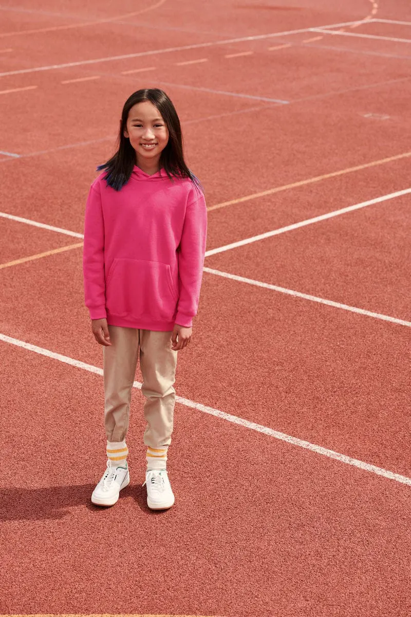 Fruit Of The Loom Unisex Kids Classic Hooded Sweatshirt