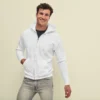 Fruit Of The Loom Mens Classic 80/20 Hooded Sweatshirt Jacket