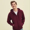 Fruit Of The Loom Mens Lightweight Hooded Sweatshirt Jacket