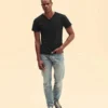Fruit Of The Loom Mens Original V Neck Tee