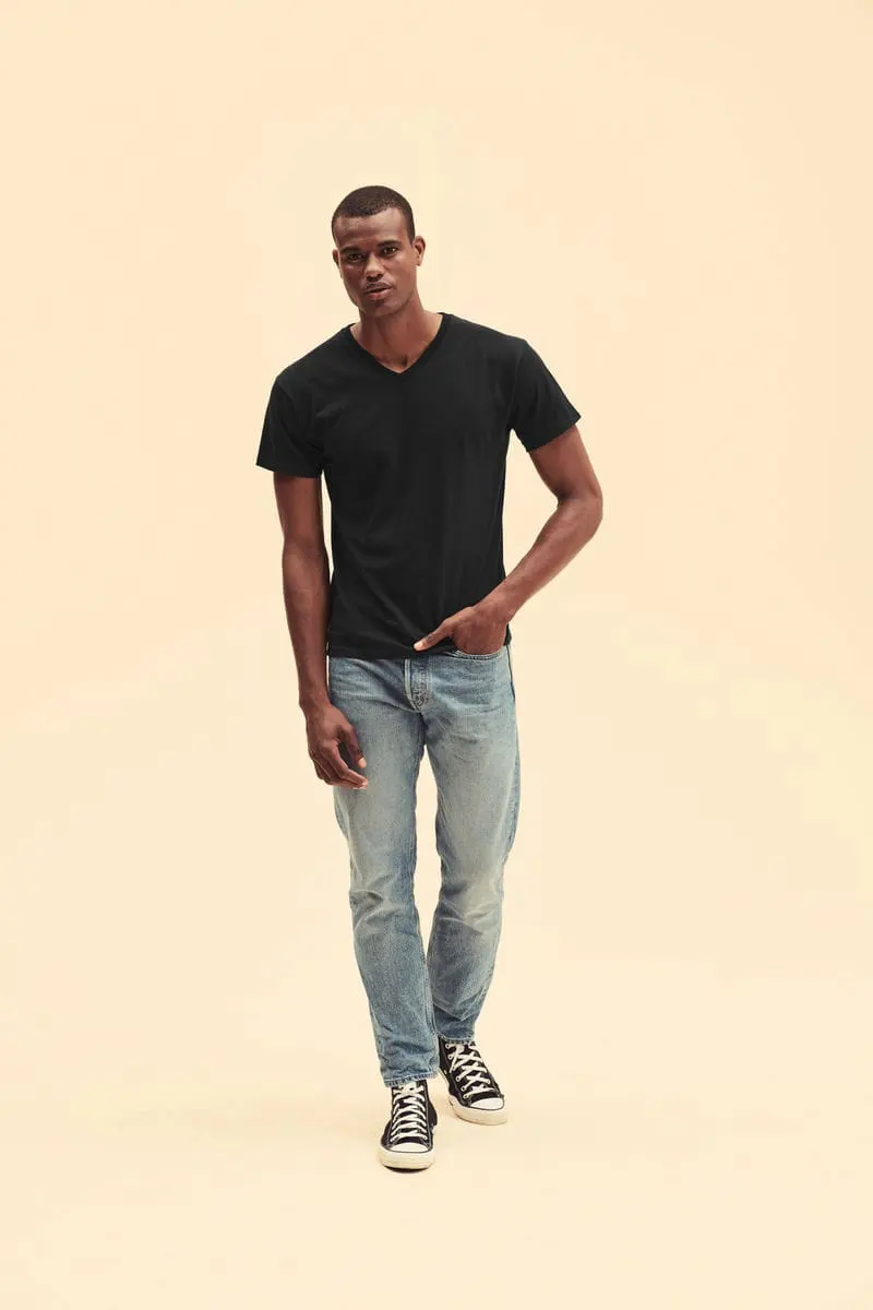 Fruit Of The Loom Mens Original V Neck Tee