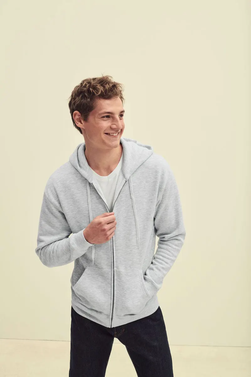 Fruit Of The Loom Mens Premium 70/30 Hooded Sweatshirt Jacket