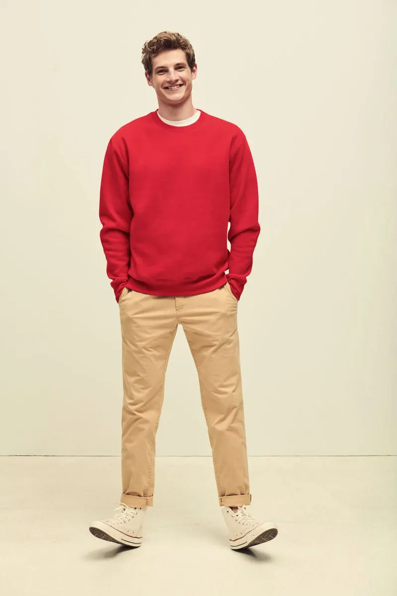 Fruit Of The Loom Mens Premium 70/30 Set In Sweatshirt