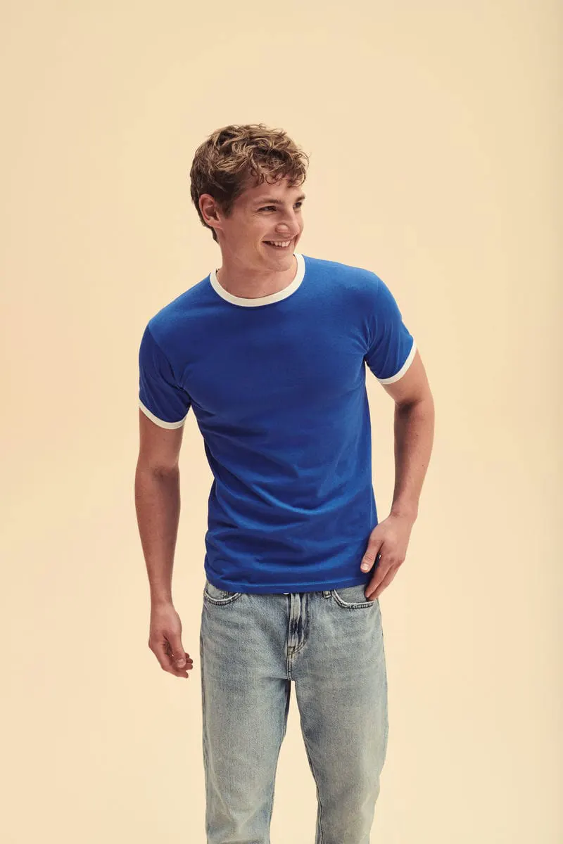Fruit Of The Loom Mens Ringer Tee