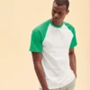 Fruit Of The Loom Mens Short Sleeve Baseball Tee