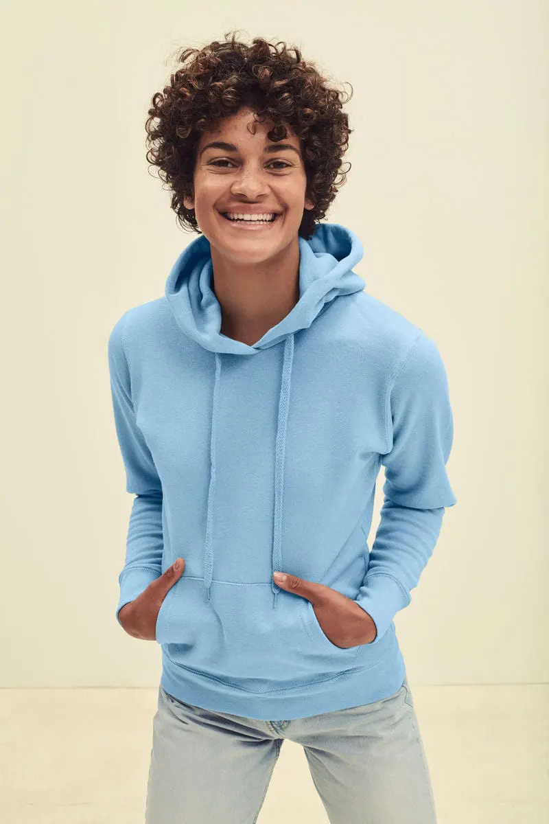 Fruit Of The Loom Womens Classic 80/20 Hooded Sweatshirt