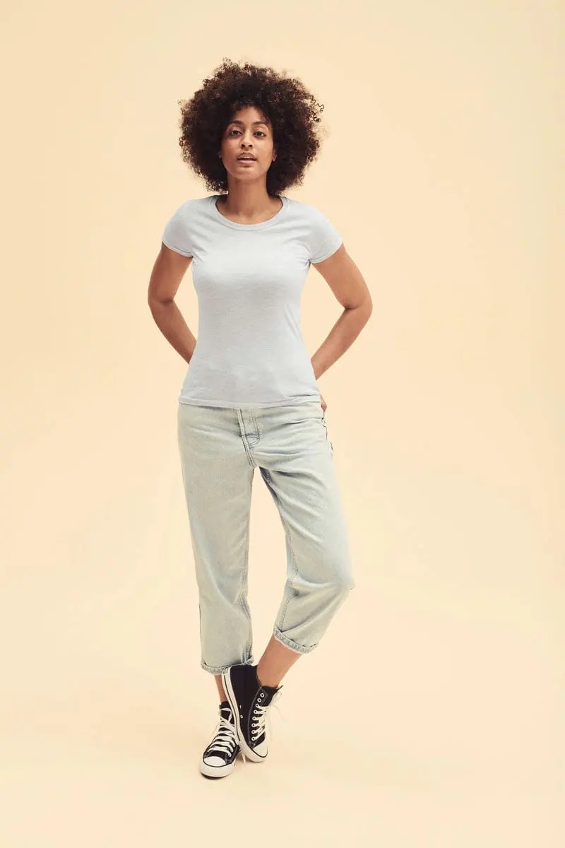 Fruit Of The Loom Womens Iconic 195 Ringspun Premium T Shirt