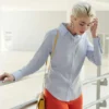 Fruit Of The Loom Womens Oxford Long Sleeve Shirt
