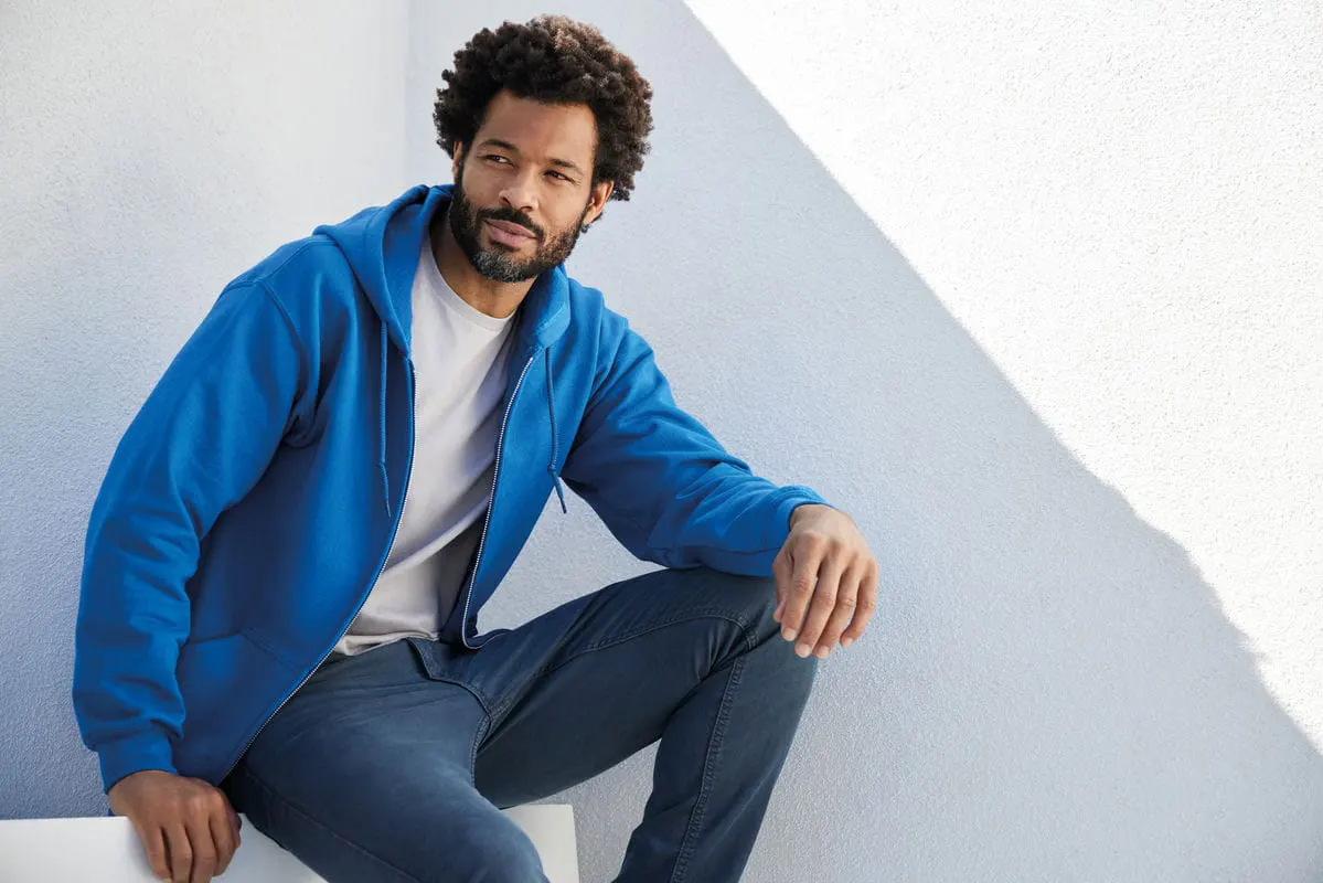 Gildan Mens Heavy Blend Full Zip Hooded Sweatshirt