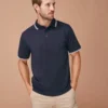 Henbury Mens Double Tipped Coolplus Polo Shirt