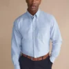 Henbury Mens Long Sleeve Classic Oxford Shirt