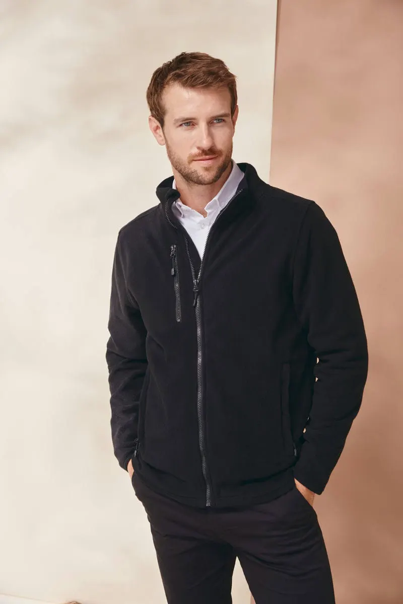 Henbury Mens Recycled Polyester Microfleece Jacket