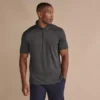 Henbury Mens Stretch Polo Shirt With Wicking Finish Slim Fit