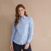 Henbury Womens Classic Long Sleeve Oxford Shirt