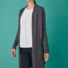 Henbury Womens Longline Open Cardigan