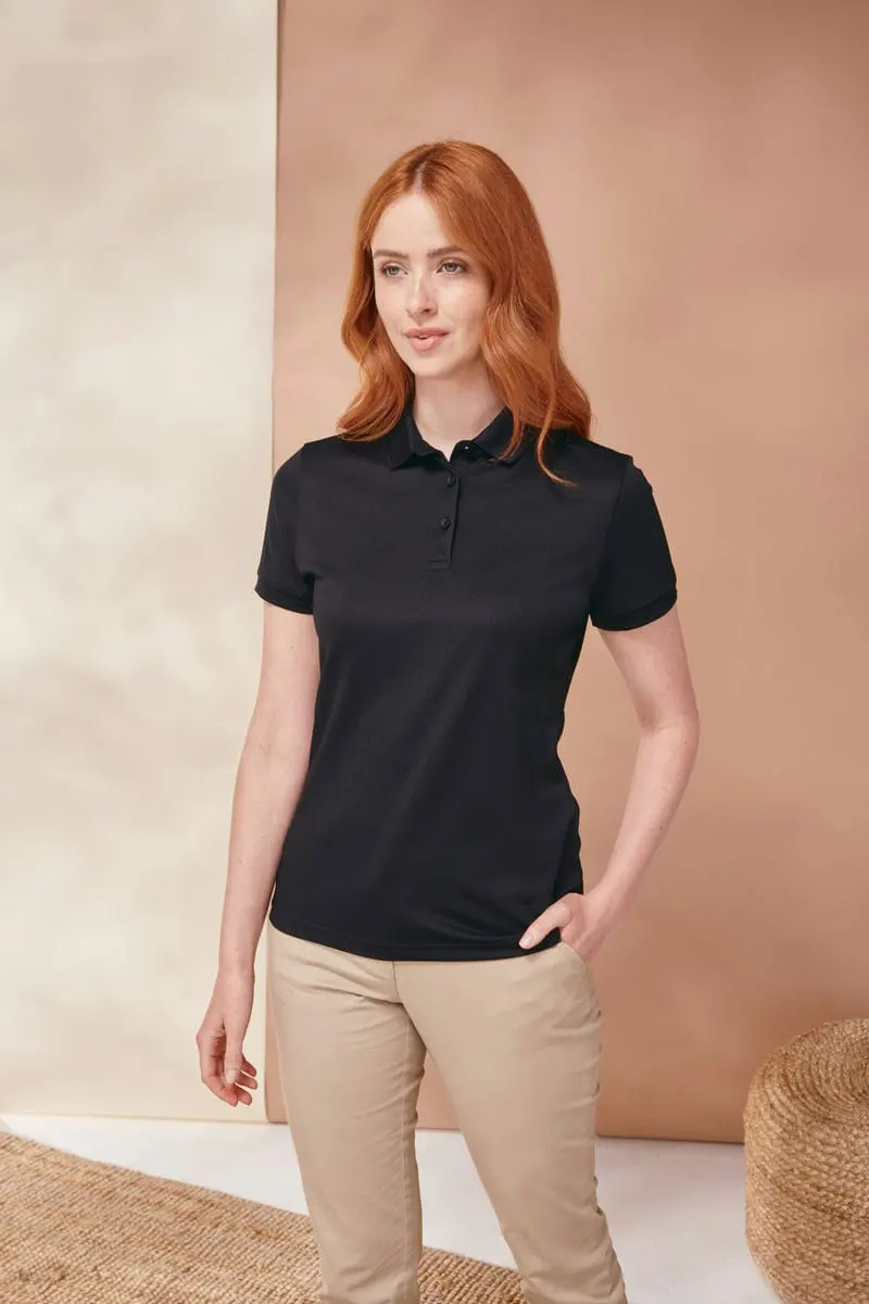 Henbury Womens Recycled Polyester Polo Shirt