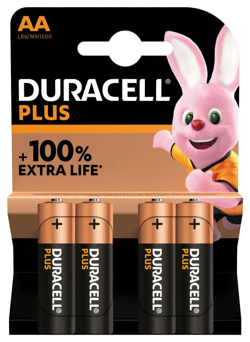 Home & Living Duracell Plus Power Aa Batteries 4 Pack