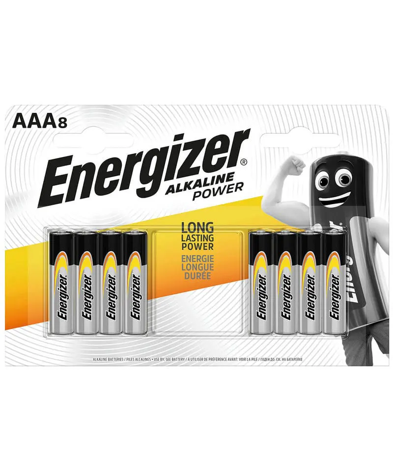 Home & Living Energizer Alkaline Power Aaa Batteries Pack 8