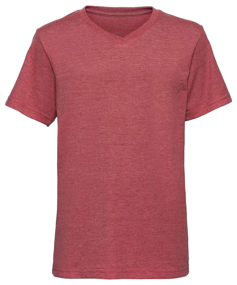 Russell Europe Boys V Neck Hd Tee