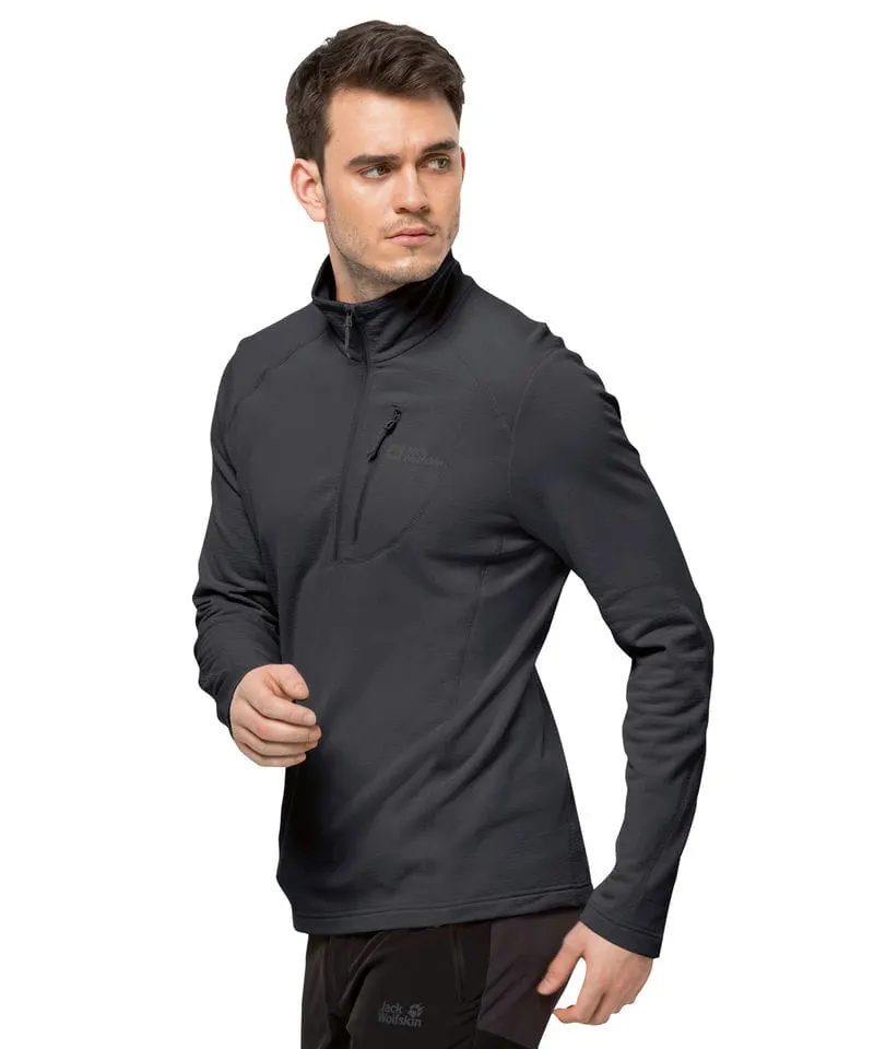Jack Wolfskin Mens Half Zip Fleece Nl