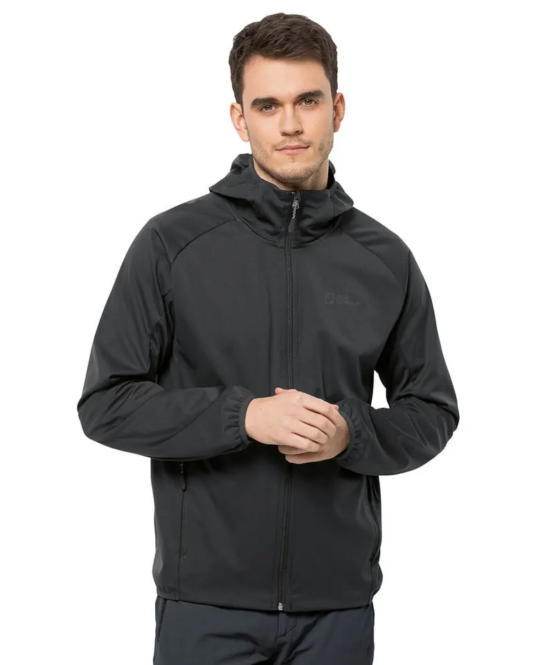 Jack Wolfskin Mens Hooded Softshell Jacket Nl