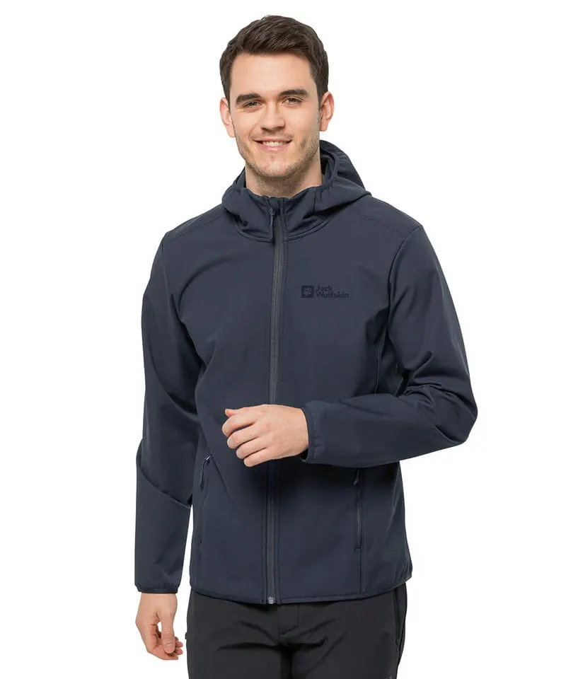 Jack Wolfskin Mens Hooded Softshell Jacket Nl