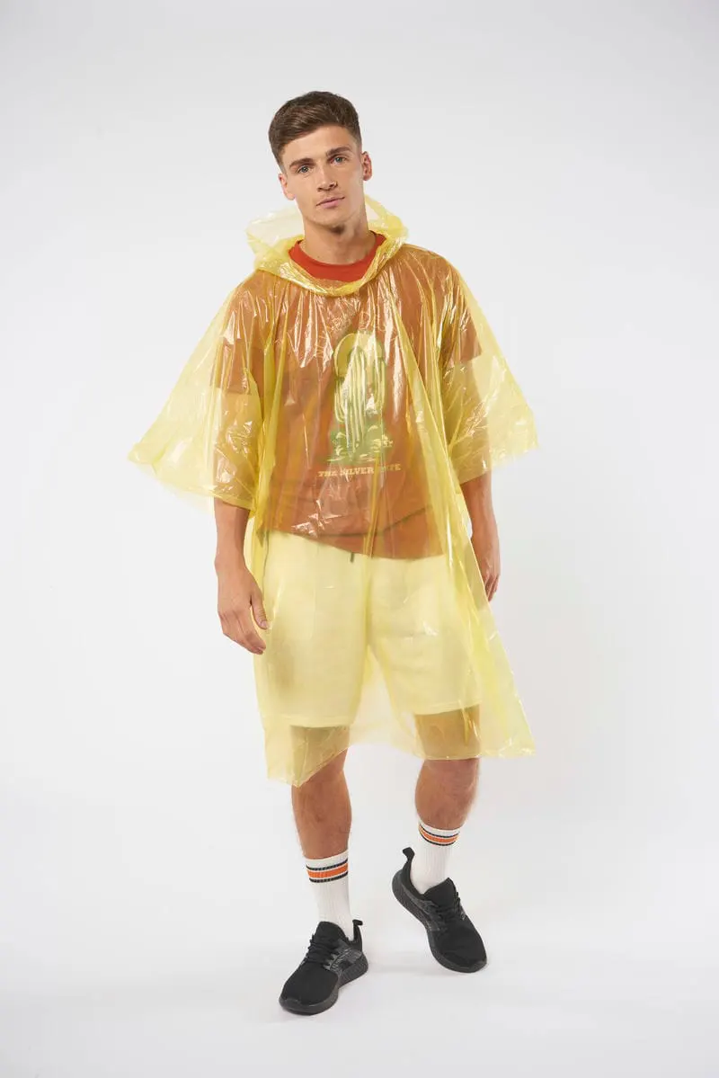 Jb Emergency Hooded Plastic Poncho