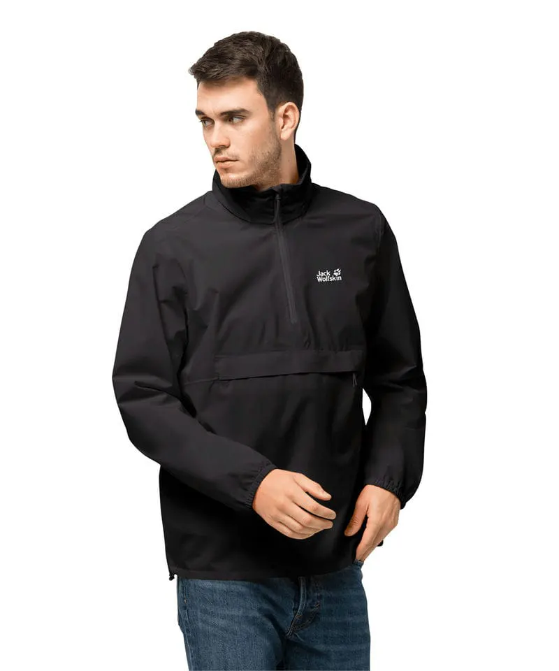 Jack Wolfskin Mens Packable Waterproof Smock Ol