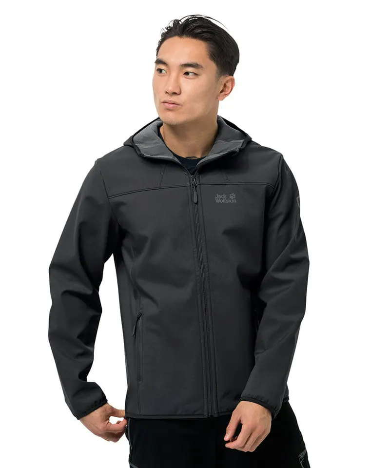 Jack Wolfskin Mens Hooded Softshell Jacket Ol