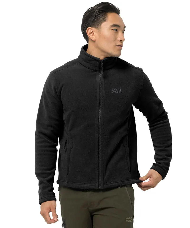 Jack Wolfskin Mens Full Zip Midweight Fleece Ol