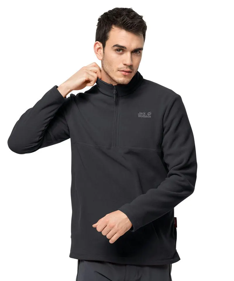 Jack Wolfskin Mens Quarter Zip Fleece Ol