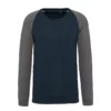 French Navy Heather/Grey Heather