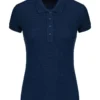 Kariban Womens Ladies’ Organic Pique Short Sleeved Polo Shirt