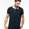 Kariban Mens Two Tone Pique Polo Shirt